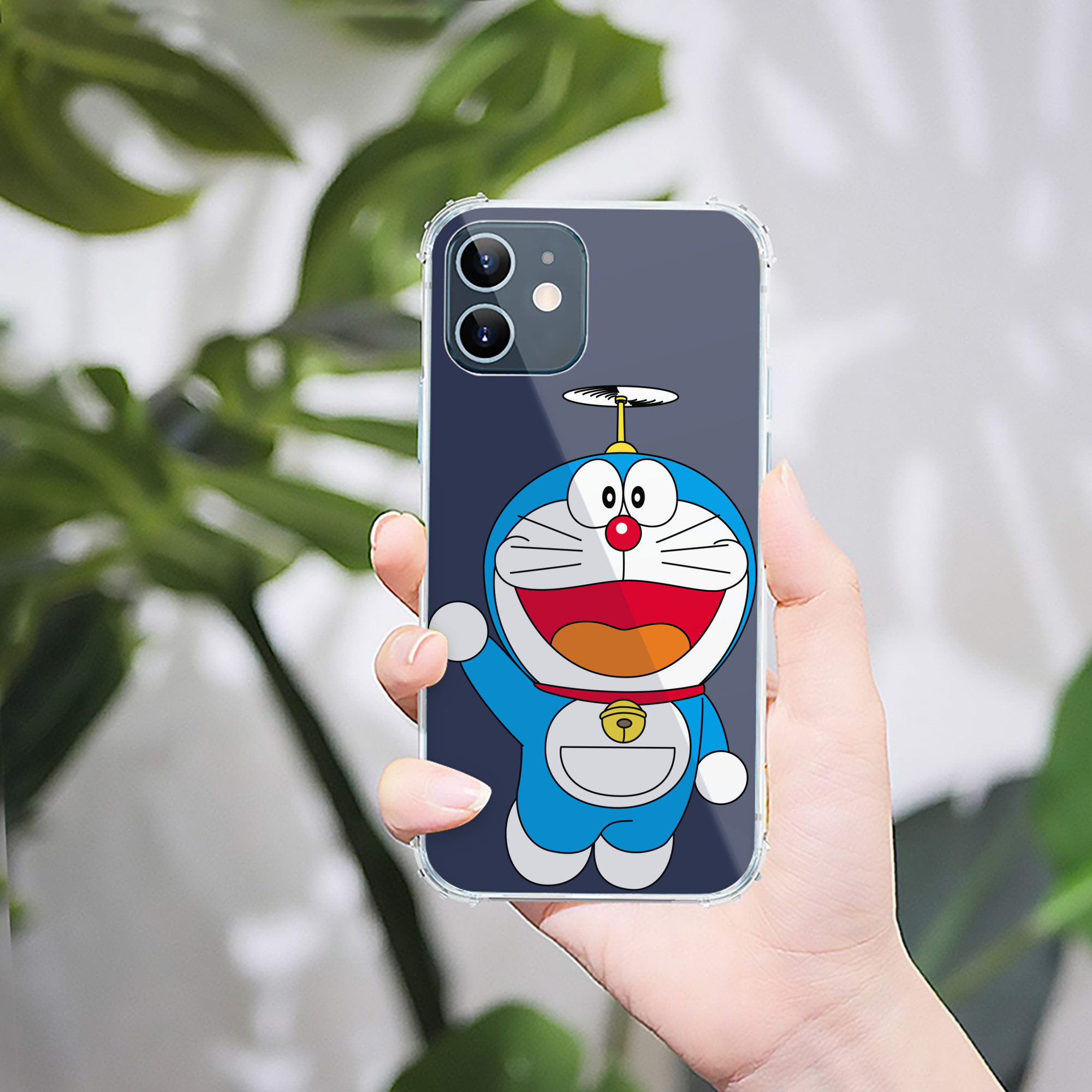 （画像用） ドラえもん Doraemon 【iPhone 12シリーズ対応】透明スマホケース（クリアソフトケース）
